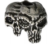Бусина на темляк Schmuckatelli Gemini Twins Skull Bead