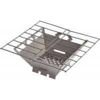 Печка складная Vargo титан c решеткой для гриля.