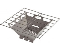 Печка складная Vargo титан c решеткой для гриля.