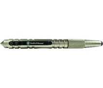 Тактическая ручка S&W Tactical Pen 3 со стилусом Grooved Silver
